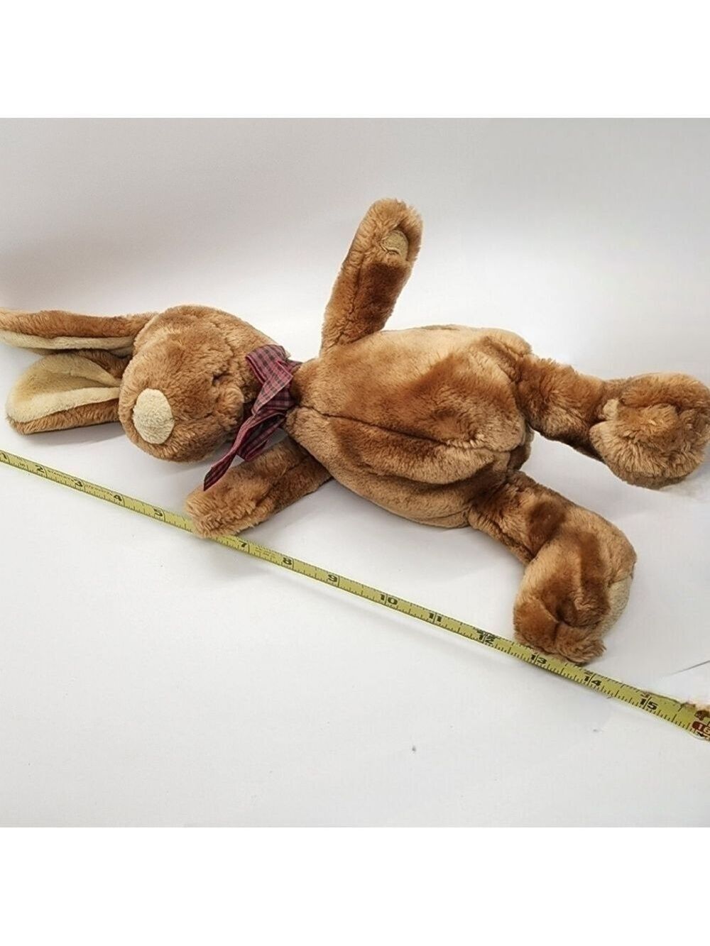 GUND Vintage Clover the Brown Bunny rabbit long snoopy face plush stuffed animal - Picture 11 of 14